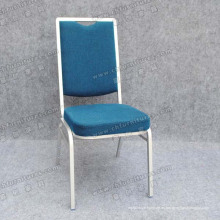 Apilamiento silla de comedor de estilo italiano azul